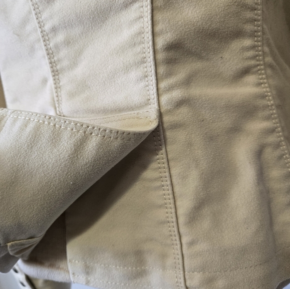 RALPH LAUREN RUGBY Cream Cotton Blazer Jacket. Size 8 - Picture 8 of 12